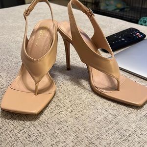 Nude Sandal Heels